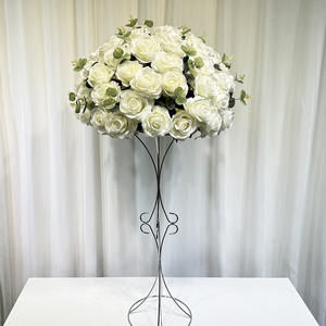 All'ingrosso fiori rosa ortensia palla disposizione <span class=keywords><strong>centro</strong></span> pezzi per la tavola di seta Bouquet floreale per la festa di nozze decorazione per la casa - Product Image 2
