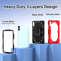 Étui robuste pliable en silicone pour tablette PC, protection renforcée pour Xiaomi Redmi Pad Pro 12,1 pouces et POCO Pad 12,1 pouces 2024 – Vente en gros