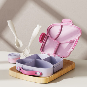 Custom Wholesale Kids <b>Lunch</b> <b>Box</b> Microwave Safe Food Grade Plastic <b>Compartments</b> No Odor <b>Lunch</b> <b>Box</b> for Student <b>Lunch</b> <b>Box</b> Gift - Product Image 6
