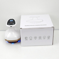 Masseur corporel Gua Sha rechargeable à lumière rouge et bleue pour brûler les graisses, appareil amincissant pour le corps, vergetures, soin complet du corps