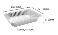 Bacs en aluminium de qualité supérieure avec couvercles, demi-taille 9x13, extra résistants, jetables, pour la cuisson (25 lots)