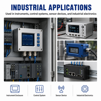 Boîtier d'instrumentation en aluminium CNC de précision sur mesure pour instruments électroniques et équipements industriels
