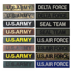 Anduosol bestickter Filz PVC Umwelt freundliche Hakens ch laufe Bekleidungs zubehör Bruststreifen Personal isierte lange Rucksack aufnäher - Product Image 1