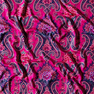 Tissu Popeline Floqué 100% Coton 73GSM Léger, Motifs Floraux Personnalisés Imprimés Numériquement, Style Années 80, Idéal pour Robes – Designs Personnalisés Acceptés - Product Image 2