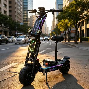 Trottinette électrique G14 à double moteur 72V 10000W 35AH avec batterie, éclairage RGB et pneus larges pour adulte, prête à être expédiée depuis l'entrepôt américain - Product Image 1