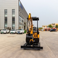 Mini-excavatrice nouvelle génération de 1,8 tonne (1800 kg) pour travaux agricoles, vergers, location et construction, certifiée EPA CE Euro 5, mini-excavatrice de 1,5 tonne