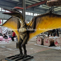 Tema Parkları İçin Özelleştirilmiş Animatronik Dinozor Sergileri: Hareketli Pterozor Robot