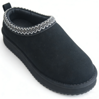 Vente directe d'usine OEM/ODM Bottes de neige pour femmes Bottes d'hiver imperméables Tissu en duvet Double face en peau de mouton avec chaleur hivernale