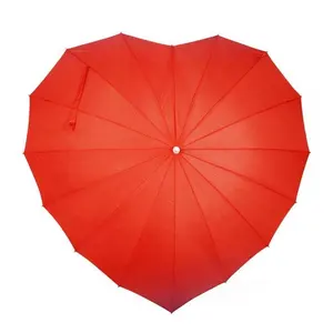 אישית חתונת מזכרות 16 פנלים לב בצורת חתונה ישר מטרייה