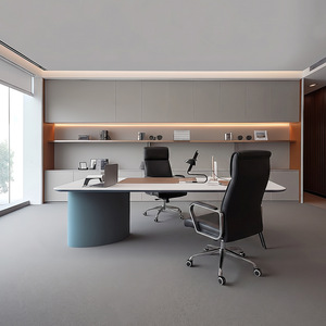 Chaise de bureau de direction ergonomique moderne de luxe à dossier haut en cuir véritable, réglable en hauteur, pivotante, avec base chromée pour patron ou manager - Product Image 4