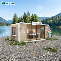 Petite cabine modulaire en acier préfabriqué pour usage hospitalier, respirante, durée de vie de 30 ans, maison portable à assemblage rapide