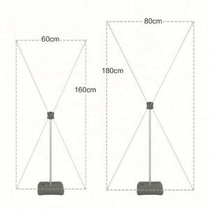 Soporte publicitario tipo X con base de agua, muy vendido, para exhibición de publicidad. - Product Image 5