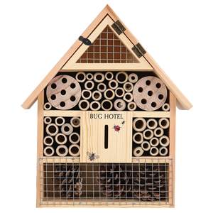 Eco Wood Insect Hotel-Hábitat <span class=keywords><strong>de</strong></span> abejas y <span class=keywords><strong>mariposas</strong></span> Hábitat <span class=keywords><strong>de</strong></span> insectos sostenible-Diseño <span class=keywords><strong>de</strong></span> madera colgante - Product Image 1