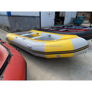 Bote Inflable Plegable Resistente de 14.1 pies, Bote de Pesca, Bote a Motor, Zodiac, Dinghy, Bote Auxiliar en Venta - Product Image 6