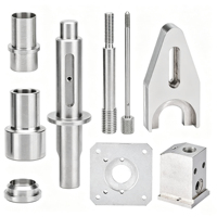 Pièces en alliage d'aluminium usinées sur commande, usinage CNC 5 axes, pièces industrielles usinées CNC