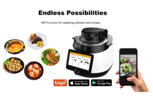 Haute qualité Thermo <span class=keywords><strong>cuiseur</strong></span> multi-usages mélangeur hachoir friteuse à air Wifi <span class=keywords><strong>robot</strong></span> culinaire ménage cuisine <span class=keywords><strong>Robot</strong></span> - Product Image 6