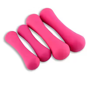 Gran oferta colorido aeróbico <span class=keywords><strong>gimnasio</strong></span> Fitness hierro fundido <span class=keywords><strong>forma</strong></span> de hueso 0,5-5kg mancuerna de neopreno para mujeres - Product Image 1
