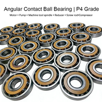 3205-2RS Angular Contact Ball Bearing 25x52x15mm Double Sealed High Speed Precision for Machine Tool Motor