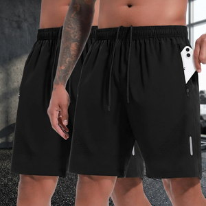 <b>Men</b> 5 Inch Sports <b>Shorts</b> High Waist Elastic Waist Woven Quick Dry Casual Gym Fitness Running Workout Training Athletic <b>Shorts</b> - Product Image 2