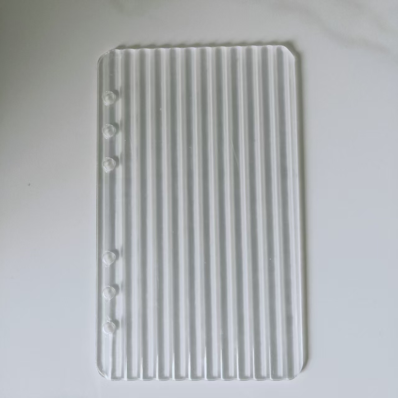 clear strip round edge