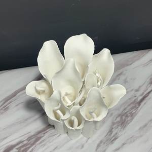 Jarrones de Flores de Cerámica Blanca Nórdica, Estilo Chino Moderno Único, Esmaltados y Mate, para Decoración del Hogar y Oficina - Product Image 6