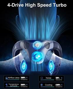 Nouveau Ventilateur de Cou Portable Climatiseur 5200mAh Rechargeable à Semi-conducteurs pour Extérieur, Ventilateur Personnel et Refroidisseur Portable - Product Image 2