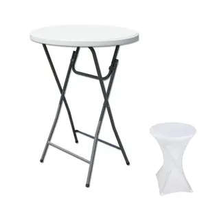 Meilleur Prix 80cm Rond En Plastique Haut Bar Table Fournisseur en Chine