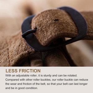 Boucles de ceinture en métal à un seul prong, à barre centrale ovale, pour artisanat du cuir - Product Image 6