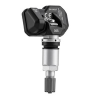 Capteur TPMS LAUNCH TSENSOR-05S avec tige métallique argentée givrée et support en aluminium à angle réglable