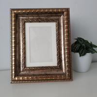 Cadre photo personnalisé en relief de style européen, doré, écologique, créatif et durable pour la décoration artistique