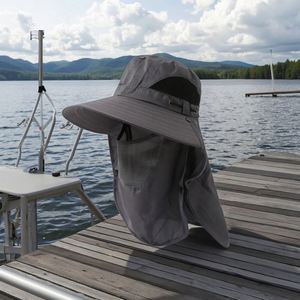 Sombrero Unisex de Ala Ancha para Senderismo, Pesca, Camping y Viajes, con Solapa para el Cuello, de Secado Rápido, Protección Solar, Impermeable, para las Cuatro Estaciones - Product Image 3