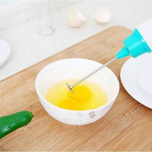 Batidor eléctrico <span class=keywords><strong>de</strong></span> mano Simple y recargable, moderna, con cubierta transparente, creativo, <span class=keywords><strong>de</strong></span> acero inoxidable, varilla agitadora, novedad <span class=keywords><strong>de</strong></span> 2020 - Product Image 4