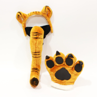 Cola de tigre de alta calidad, patas, diadema, juguete de felpa, venta al por mayor
