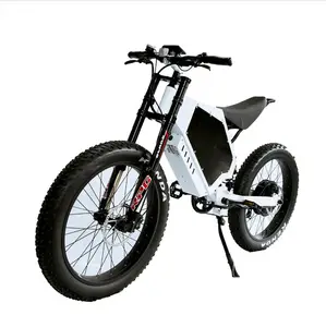 Usine en gros 3000w 5000w 8000w 12000w fat tire vélo vert puissance électrique dirt bike Électrique Vélo De Ville pour vente