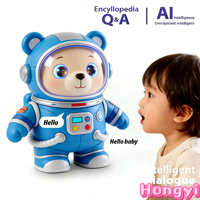 Individueller KI-Emotionsbegleiter Intelligenter Roboter Superweicher Plüsch-Vinyl-Gesichts-Schlüsselanhänger Trendiges Lernspielzeug für Jugendliche