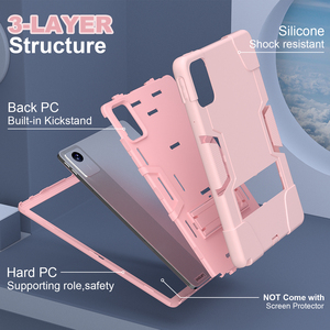 เค<span class=keywords><strong>ส</strong></span>กันกระแทกสำหรับเด็กสำหรับ <span class=keywords><strong>Lenovo</strong></span> Tab M11 <span class=keywords><strong>Xiaoxin</strong></span> <span class=keywords><strong>Pad</strong></span> 11 Moto <span class=keywords><strong>Pad</strong></span> 2026 พร้อมขาตั้ง ซิลิโคน+PC Armor Cover OEM ODM - Product Image 2