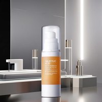 Sérum visage acide salicylique action rapide bio niacinamide cicatrice hydratante avec palmitate de rétinyle et curcuma pour le vieillissement cutané