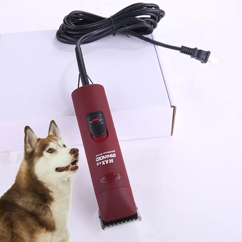 Köpek evcil hayvan saç kesme makinesi giyotin tıraş bakım akıllı Pet tıraş makinesi köpekler saç düzeltici temizleme tımar kiti saç kesme