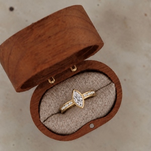 Bagues de promesse Dylam Fine Top en moissanite pour elle, 1,48 ct D VVS1, bague éternité marquise en moissanite, bagues de fiançailles pour femmes, tailles 5-9 - Product Image 6