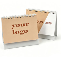 Commande en gros de calendriers de bureau personnalisés imprimés, conception sur mesure, calendriers de table et muraux pour la publicité