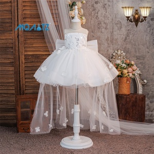 Vestito <span class=keywords><strong>per</strong></span> <span class=keywords><strong>Bambine</strong></span>, Morbido Strato Interno in Tulle, Abito Principessa Regolabile e Vaporoso, Vestito da Battesimo <span class=keywords><strong>per</strong></span> Neonata, Abiti <span class=keywords><strong>per</strong></span> <span class=keywords><strong>Bambine</strong></span> - Product Image 3