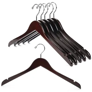 Cloth Wooden Hanger XUNZE Bestseller Cheap Wholesale Wooden Suit Coat Clothes Hanger For Clothes With Logo