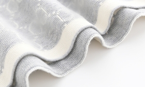 <span class=keywords><strong>Couverture</strong></span> Douce de Luxe en Coton Jacquard pour Bébé, <span class=keywords><strong>Gris</strong></span> Rose, 120*85cm, avec Lettre G, pour Enfants Garçons et Filles, Idéale pour la Climatisation - Product Image 6