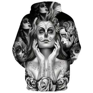 Sweat à capuche décontracté pour hommes, logo personnalisé, couleur unie, en coton, à la mode, - Product Image 2