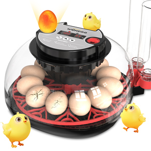 Hhd m12h giá xách tay Máy Ấp Trứng cho loài bò sát hoàn toàn tự động 12 lồng ấp trứng trứng Máy ấp trứng lồng ấp - Product Image 1