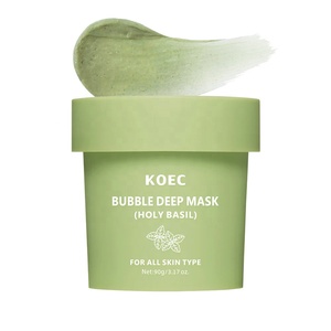Masque profond à la bulle de basilic sacré pour le nettoyage des pores et l'élimination des points noirs - Product Image 3