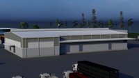 Estructura de Acero Prefabricada de Calibre Ligero para Almacenamiento, Garaje, Construcción Metálica, Edificio de Estructura de Acero Personalizado