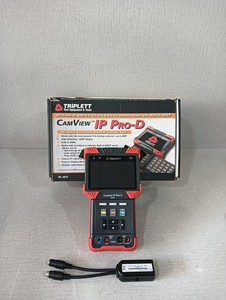 PLC <strong>TRIPLETT</strong> 8073 CAMVIEW IP PRO-D IP AND ANALOG SECURITY CAMERA TESTER Warranty Product - Product Image 1