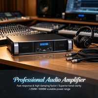 Amplificateur de puissance audio professionnel 2 canaux, classe H supérieure, pour studio d'enregistrement, discothèque, enceintes