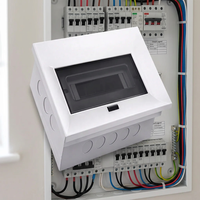 Boîtier de distribution modulaire MCB (modèle KK34 à double porte) avec barre omnibus neutre, pour usage industriel extérieur/intérieur, fournisseur en gros d'Inde